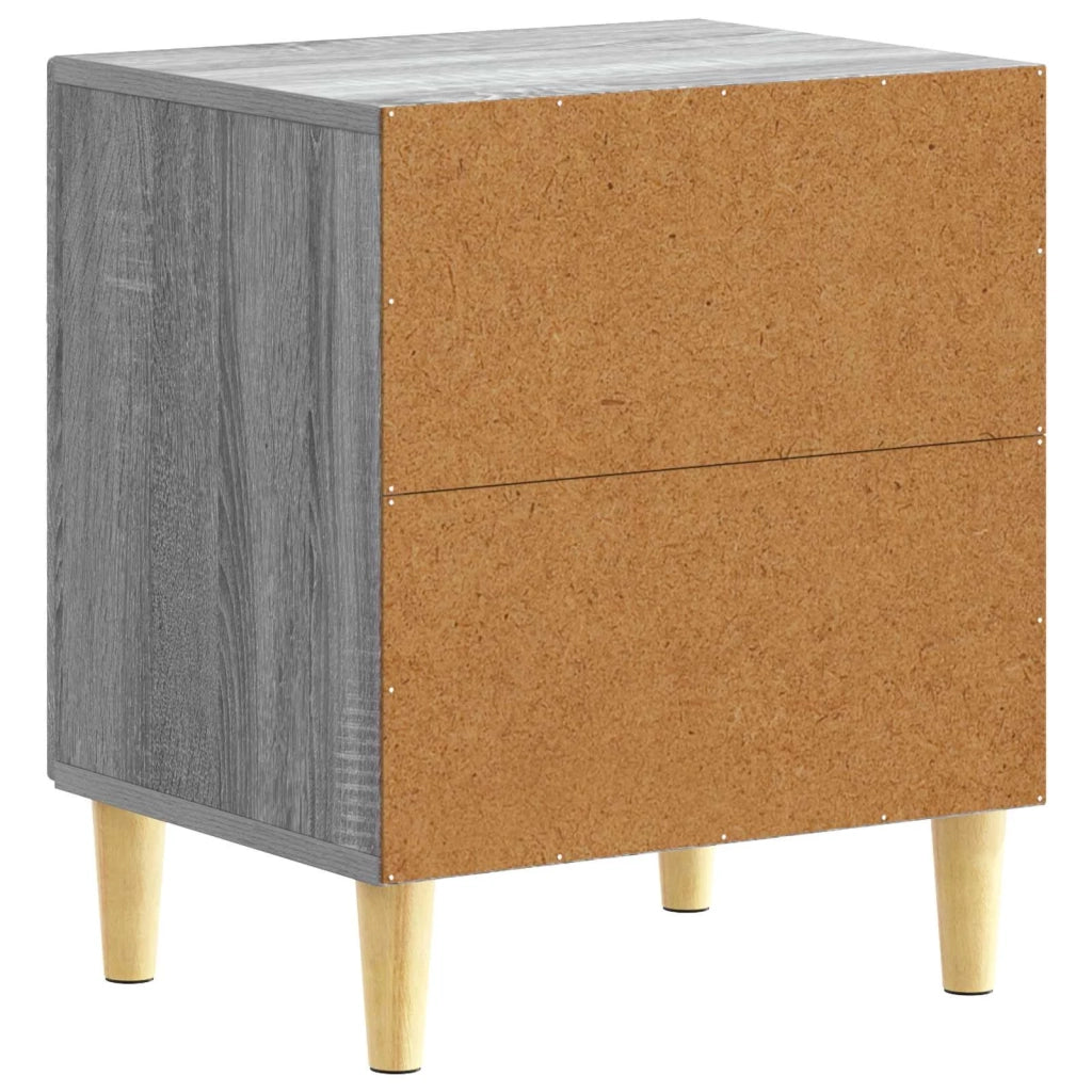 Comodino Sonoma grigio 43 x 34,5 x 50 cm Legno ingegnerizzato 895037