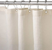 Douchegordijn in Wafelstof anti-schimmel acqua resistente 92 x 182 cm