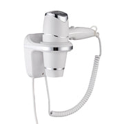 Vama comfort pro asciugacapelli hotel, in abs bianco, 1800 w,