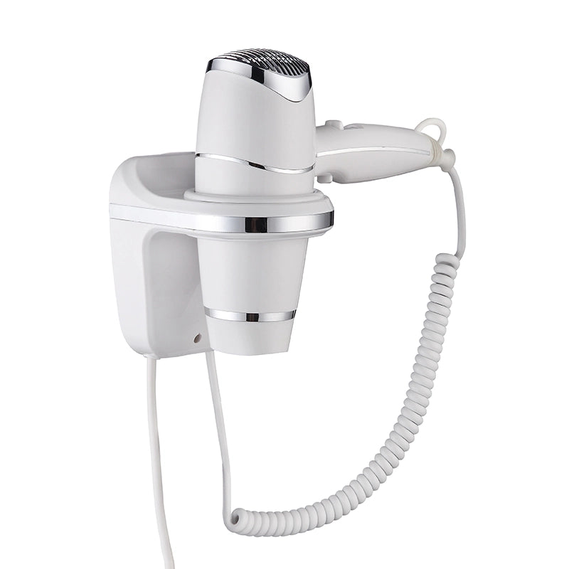 Vama comfort pro asciugacapelli hotel, in abs bianco, 1800 w,
