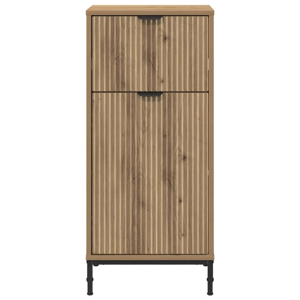 Mobile da Bagno con porta Rovere artigianale 39,5 x 36 x 88 cm 883403