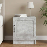 Armadio da Notte Grigio Cemento 43 x 34,5 x 47 cm 895721