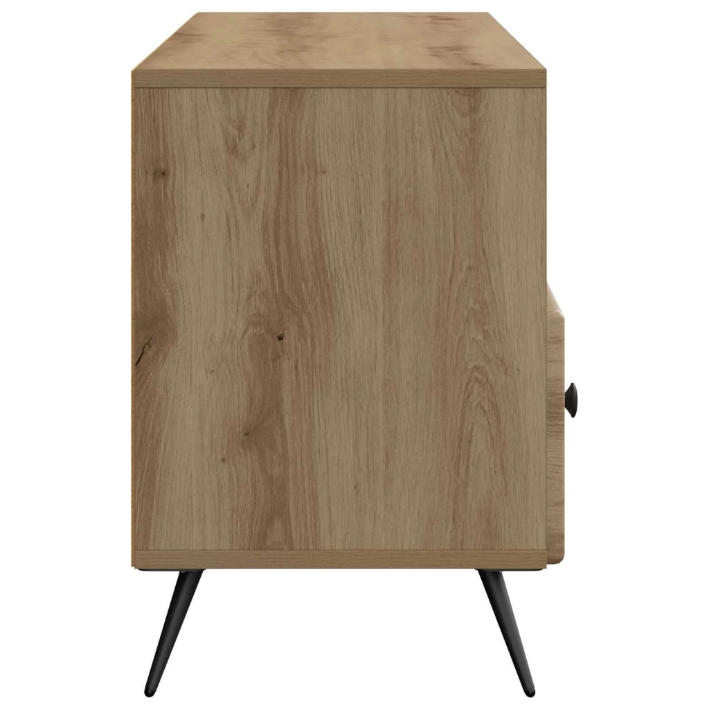 Mobile TV con cassetto Rovere Artigianale 102 x 34,5 x 50 cm