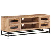Mobile Porta TV 110x30x40 cm in Legno Massello di Acacia cod mxl 8955