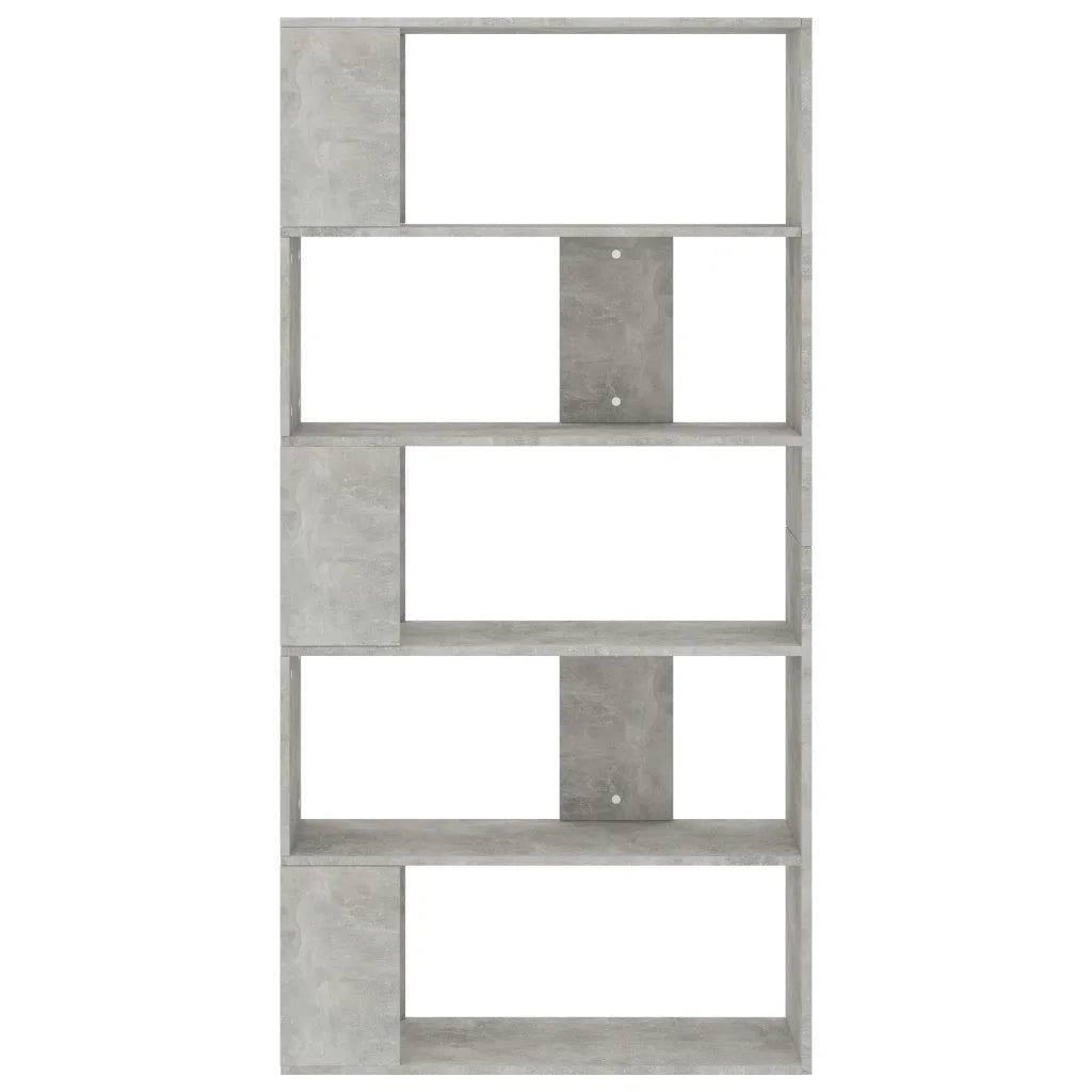 Libreria/Divisorio Grigio Cemento 80x24x159cm Legno Ingegnerizzato 800103
