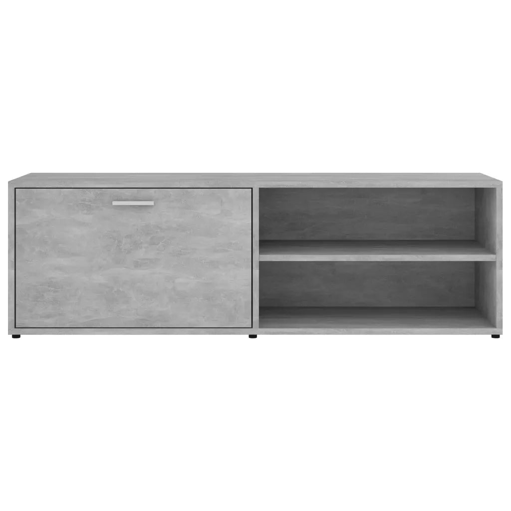 Mobile Porta TV Grigio Cemento 120x34x37cm in Legno Multistrato 801156