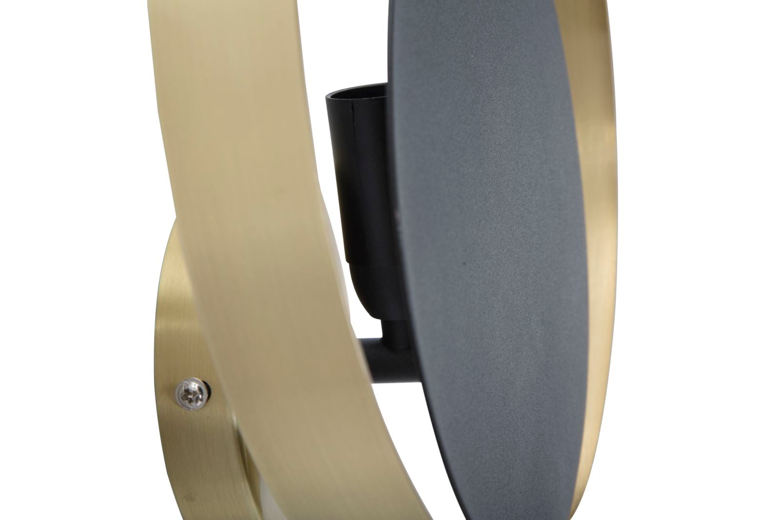 Lampada da Muro Shuttle Cm25x8x25 cm in Ferro Oro e Nero