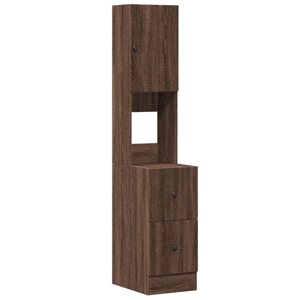 Pensile da cucina | Mobile da Cucina Rovere Marrone 35x50x180 cm Legno Multistrato
