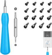 Titolare di Deurbelschroevendraaier - 16 Stuks Schroeven - Maniglia Ergonomica - Acciaio S2 - Compatibile con Video Deurbellen - T6/T15 Schroevendraaiers
