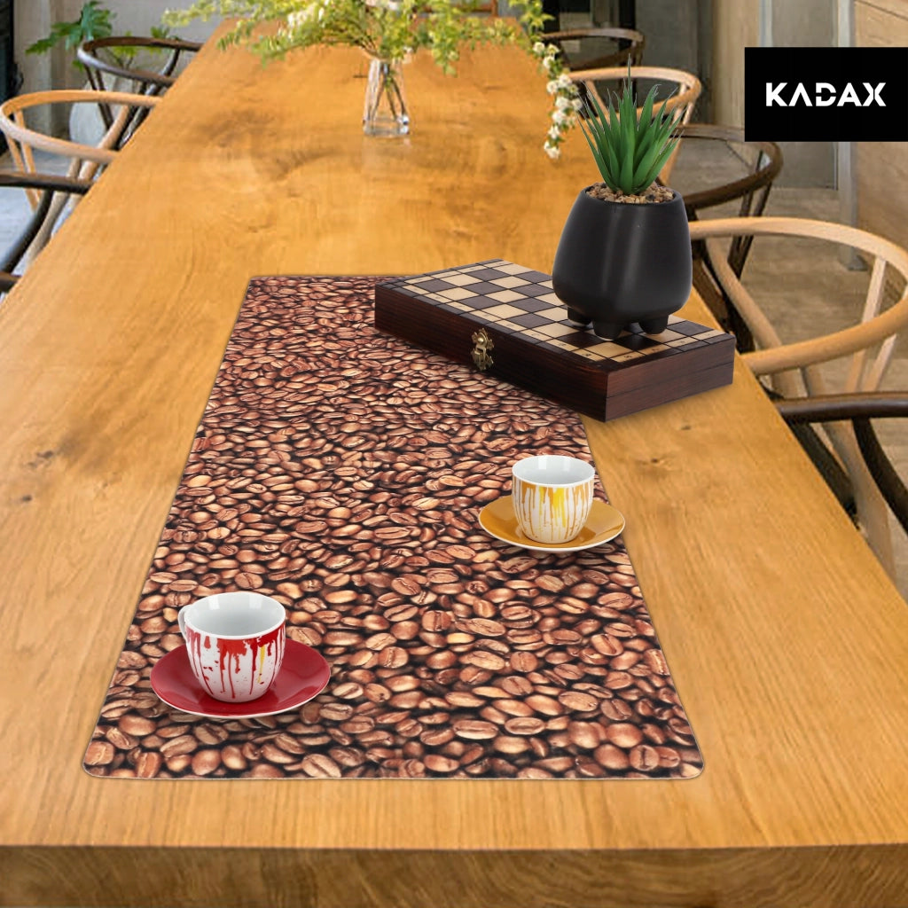 Tovaglia decorativa in feltro KADAX, stampata, 95x33 cm