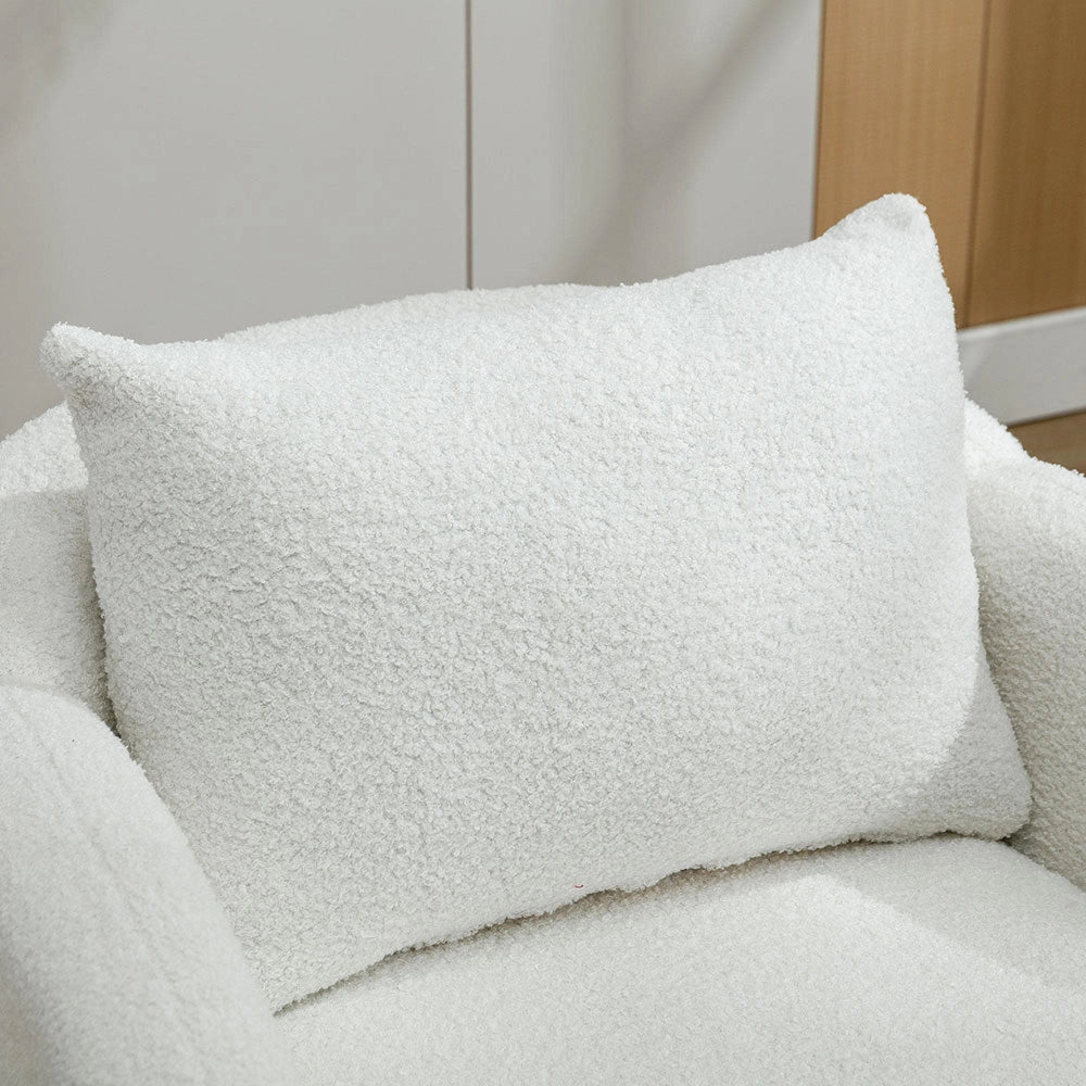 Poltrona moderna in velluto - Xylo - Cuscini extra spessi piedi in legno massello