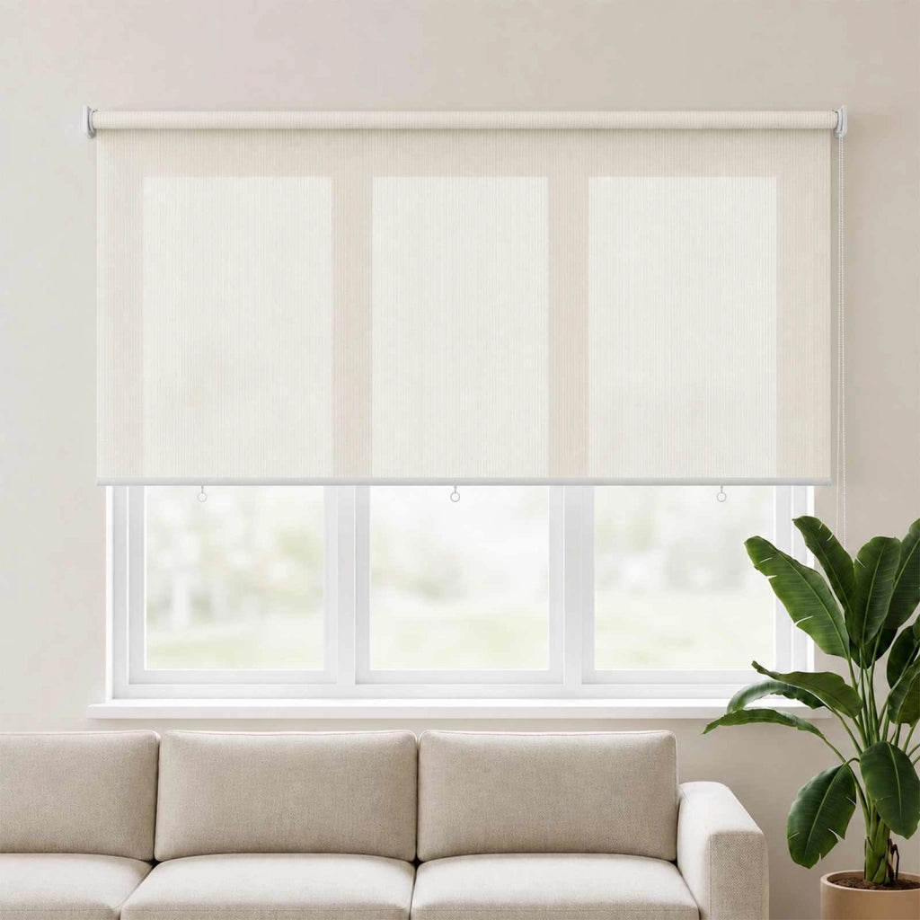 Tenda a Rullo per Esterni 205(L)x140(A) cm color crema 43443