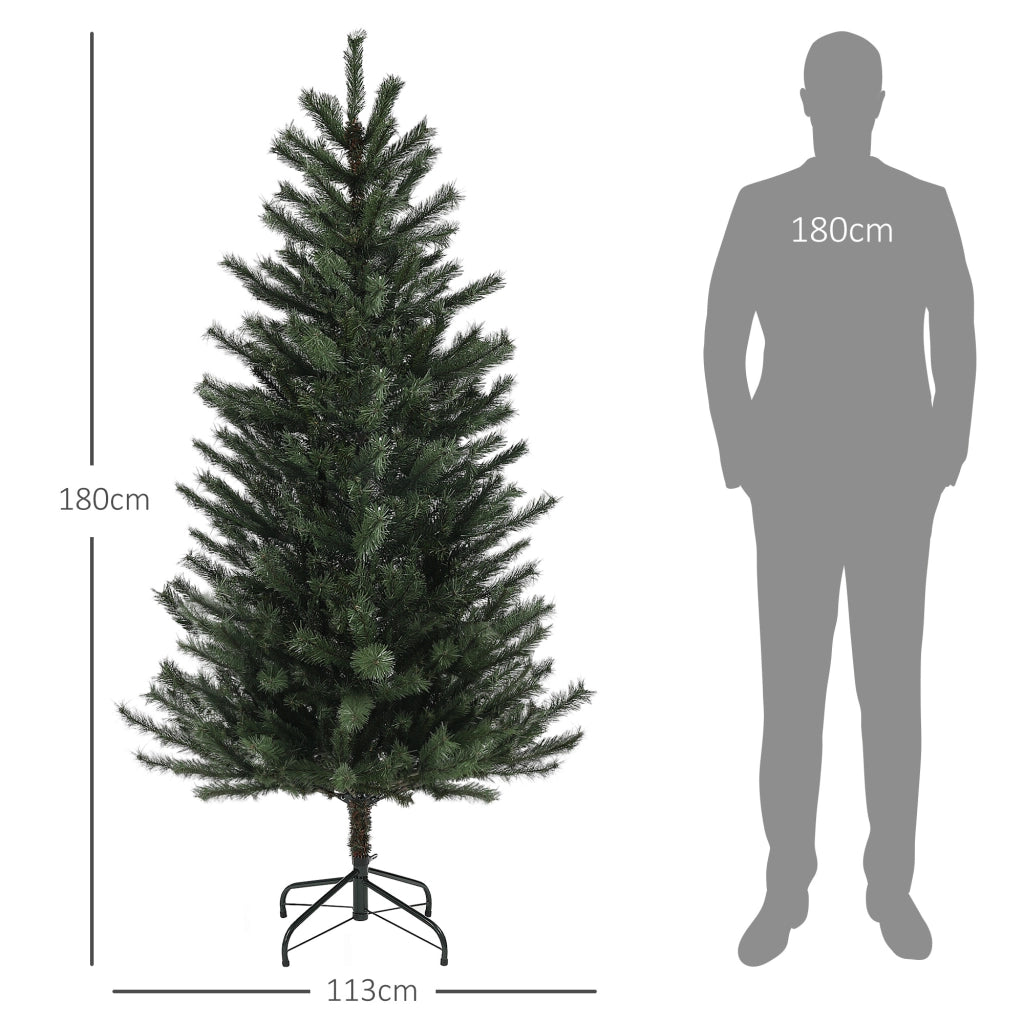 Albero di Natale Artificiale ¨C Zephmum ¨C 180 cm Verde 467 Rami