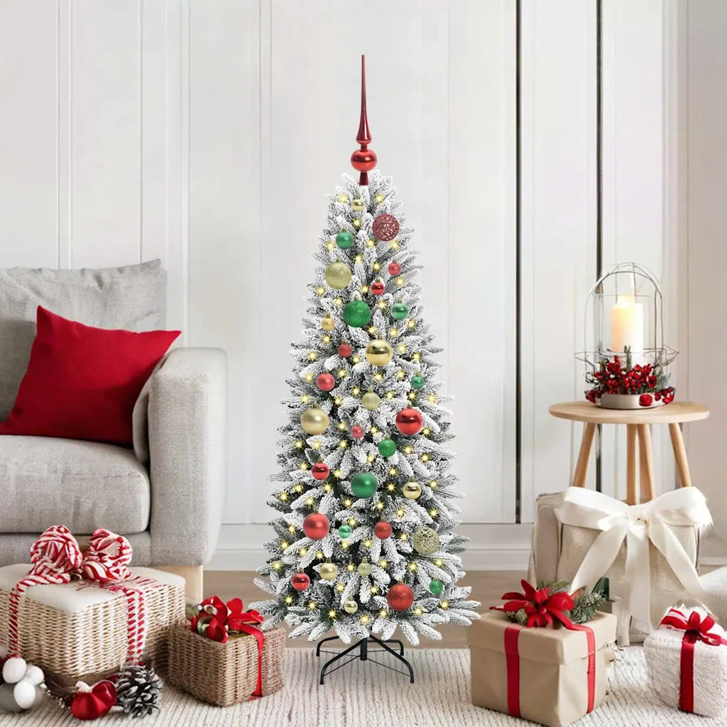 Albero di Natale artificiale con 150 LED Bianco 120 cm 3396029