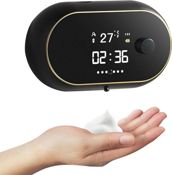 Dispensatore di Sapone Automatico con Sensore e Batteria Ricaricabile - Capacità 450ml, Impermeabile e Regolabile Volume per Cucina e Bagno