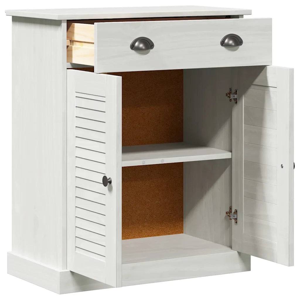 Mobile da Bagno | Armadio da bagno VIGO Bianco e Bianco Antico 68 x 34 x 80 cm