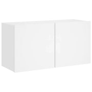Mobile TV a Parete | Armadietto TV | Mobile Porta TV Bianco 80x30x41 cm