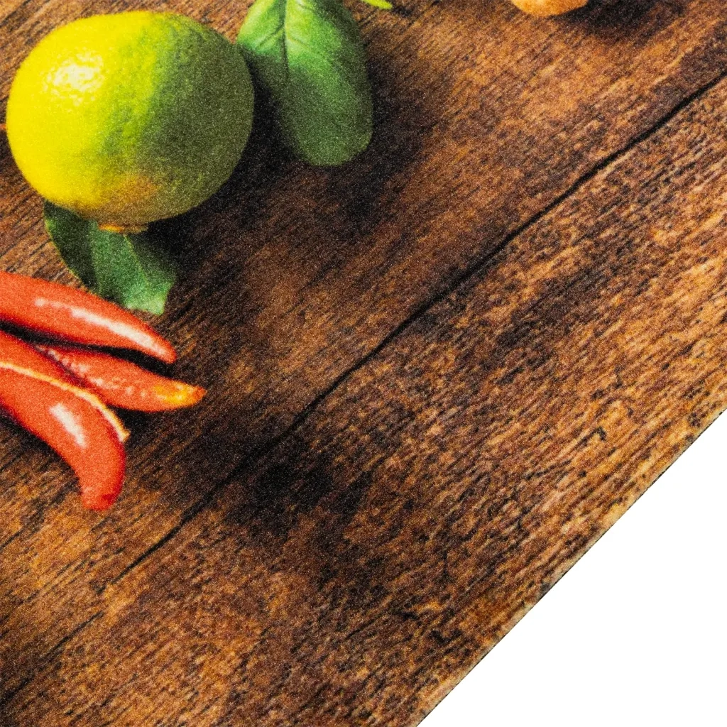 Tappeto da Cucina Lavabile Spezie 60x180 cm Velluto 4005606
