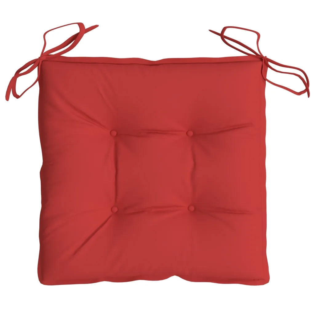 vidaXL Cuscini per Pallet 6 pz Rossi 50x50x7 cm Tessuto Oxford