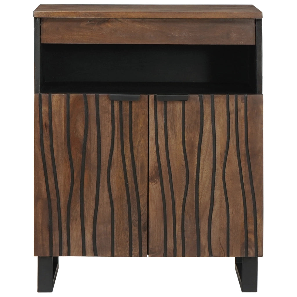 Buffet 60x33.5x75 cm in Legno Massello e Legno Compensato