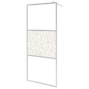 Box doccia walk-in con vetro ESG finitura bagno pietra 90x195 cm 02_0002128