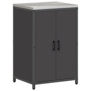 Pensile da cucina | Stoccaggio in cucina HATTEM Nero 60 x 50 x 92 cm Acciaio