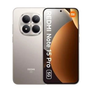 Xiaomi redmi note 15 pro 5g titanium color 6.83 8gb/256gb - XIREDN15PRO5GT
