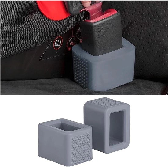 Supporto per cinturone di sicurezza a due parti resistente allo sfregamento - Mantiene in posizione verticale il ricevitore della cinturone di sicurezza (grigio)
