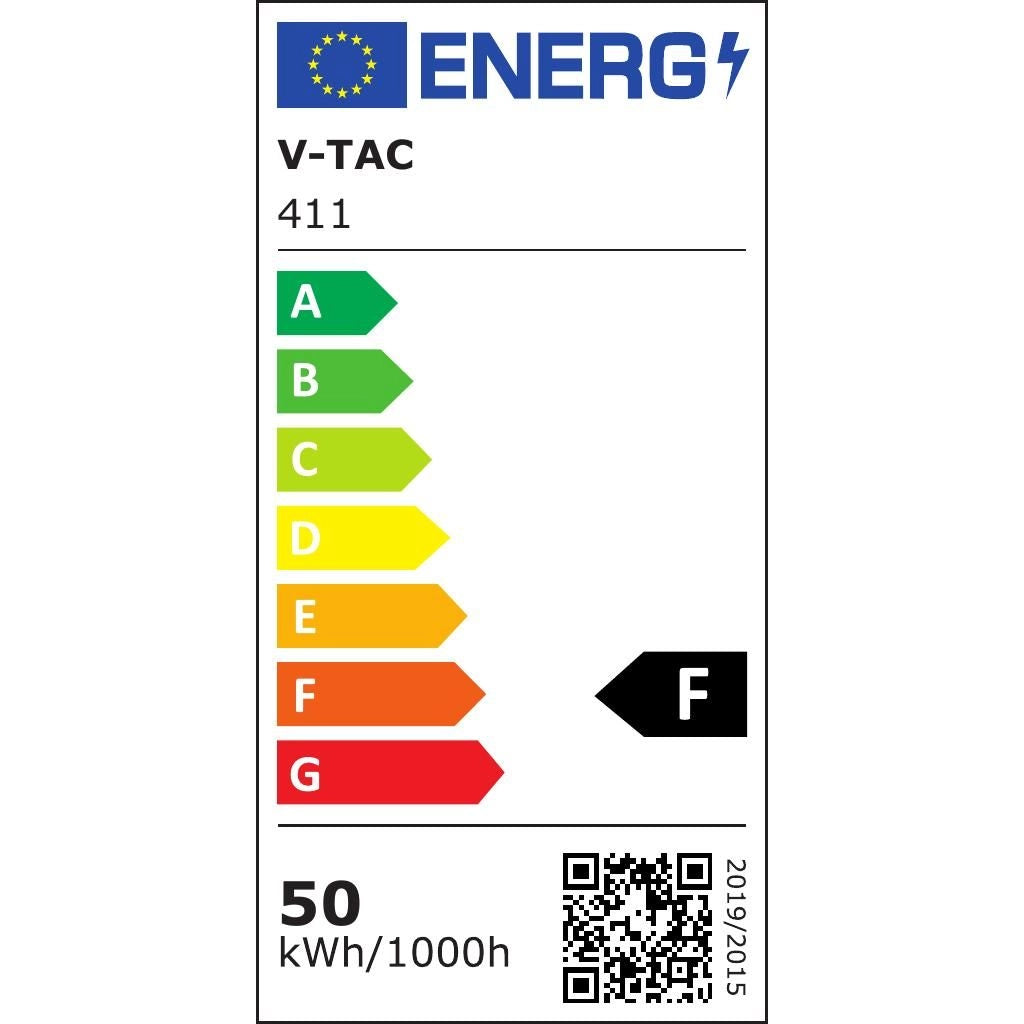 V-TAC PRO VT-50-W Faretto Faro LED SMD Chip Samsung 50W Colore Bianco 6400K IP65 SKU 411
