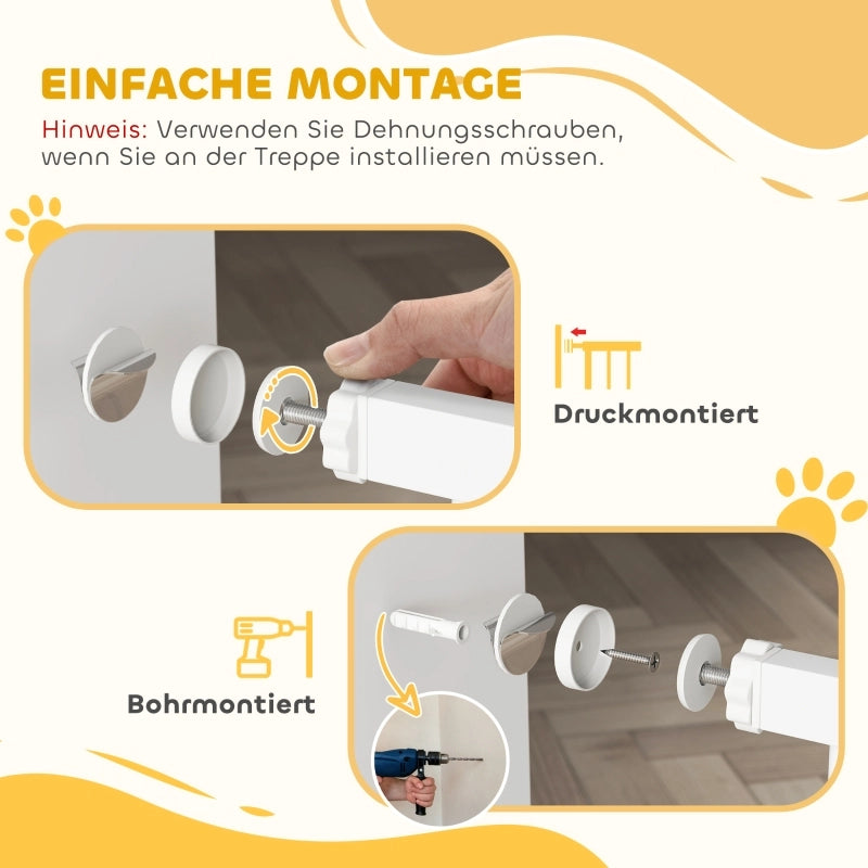 Cancello di sicurezza per porte, cancelletto di sicurezza per scale senza foratura, barriera per cani, cancelletto di sicurezza per animali