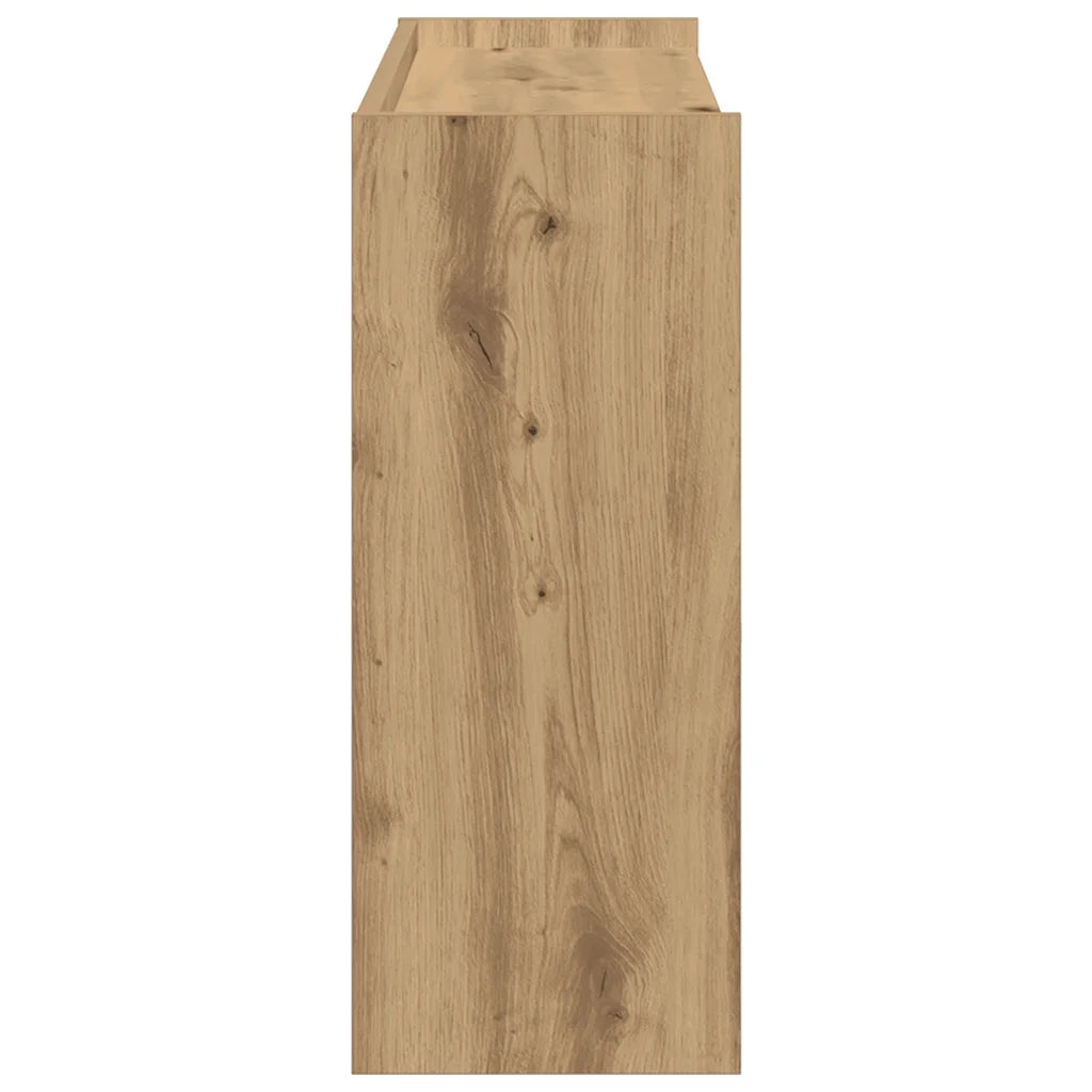 vidaXL Scarpiera Rovere Artigianale 80x25x62 cm in Legno Multistrato