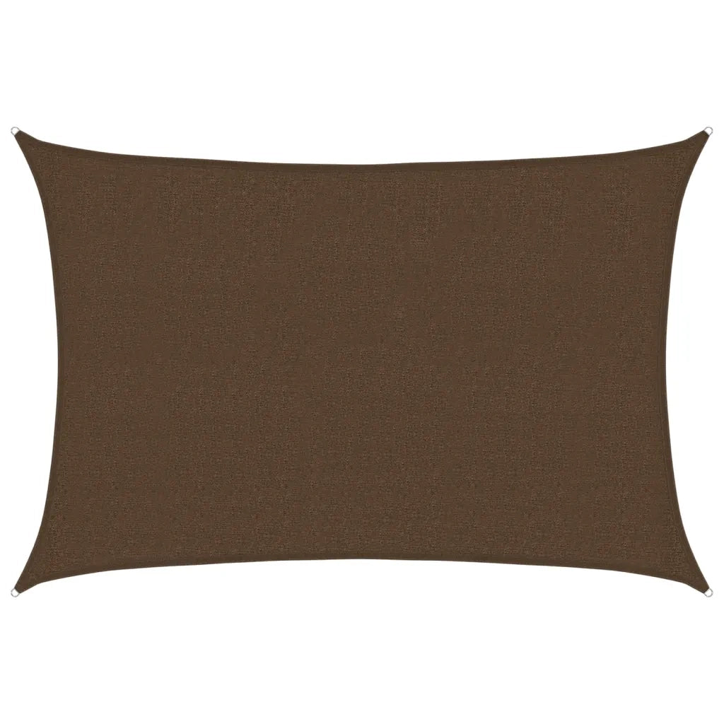 Vela Parasole 160 g/m² Marrone 2,5x4 m in HDPE 311784