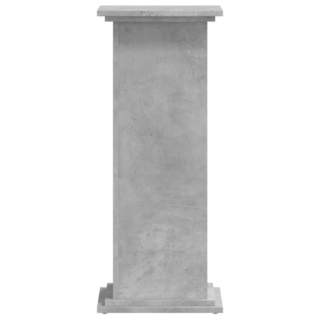 Portavasi mobiletto portafiori 33 x 33 x 80 cm legno ingegnerizzato grigio 02_0045157