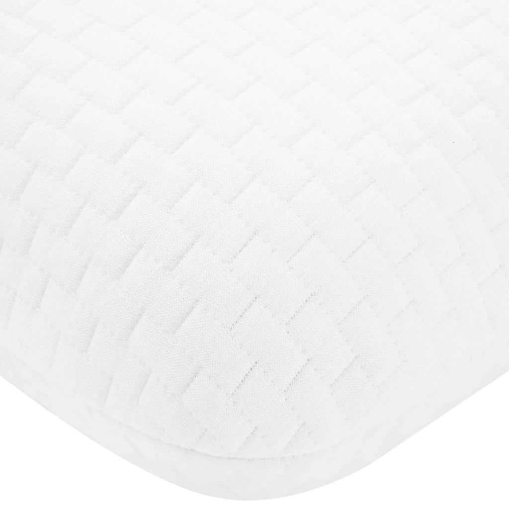 Cuscino da Letto Bianco 60 x 40 x 13 cm Schiuma Memory CFW5475752
