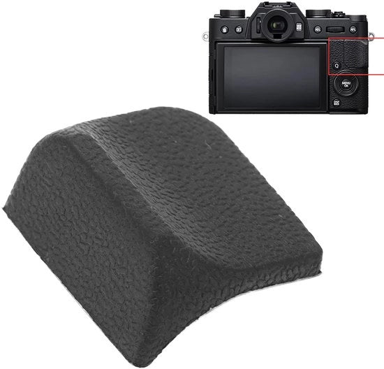 Panno di gomma per fotocamera - Sostitutivo - Adatto per Fuji XT10/XT20 - Nero - Gomma resistente e duratura - Peso leggero 2g - Panno di gomma per fotocamera