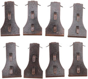 Clip per muratura in acciaio - 8 pezzi - senza perforazione - per muratura 2 1/4 pollici fino a 2 3/8 pollici - installazione facile - clip per muratura in pietra