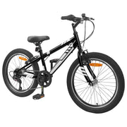 Mountain Bike 20 Pollici 6-Speed per 5-8 anni Nero