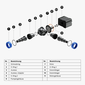 CTM-7000 Pompa da laghetto 7000l/h 50W per circolazione filtrazione acqua