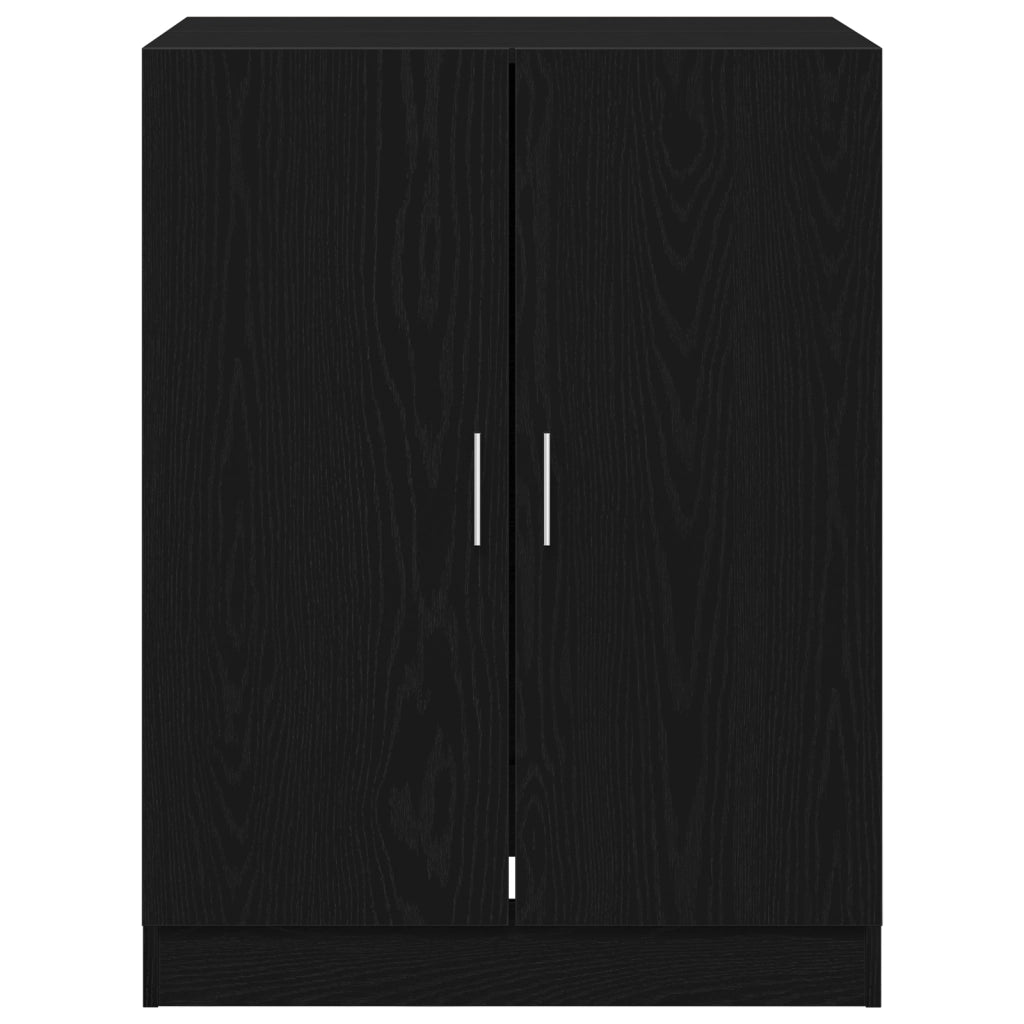 Armadi per Lavatrice  2 pz Quercia Nera 70.5x71.5x181.5 cm in Legno Ingegnerizzato
