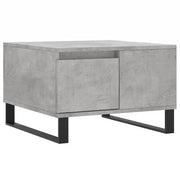 Tavolino salotto | Tavolino da caff¨¨ | Tavolino da Soggiorno Grigio Cemento 55x55x36,5 cm Legno Multistrato