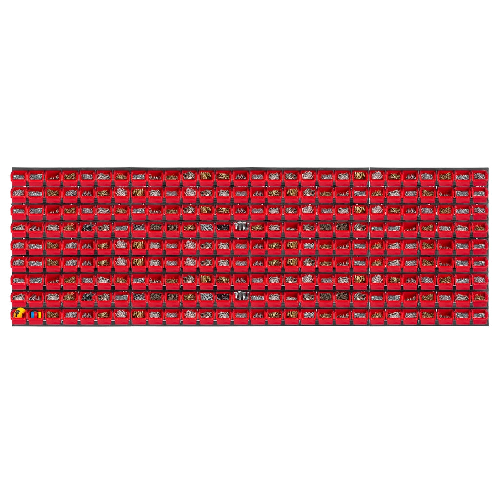 Pannello portautensili KADAX da parete per officina, 232x78 cm, 252 scomparti, garage/officina.