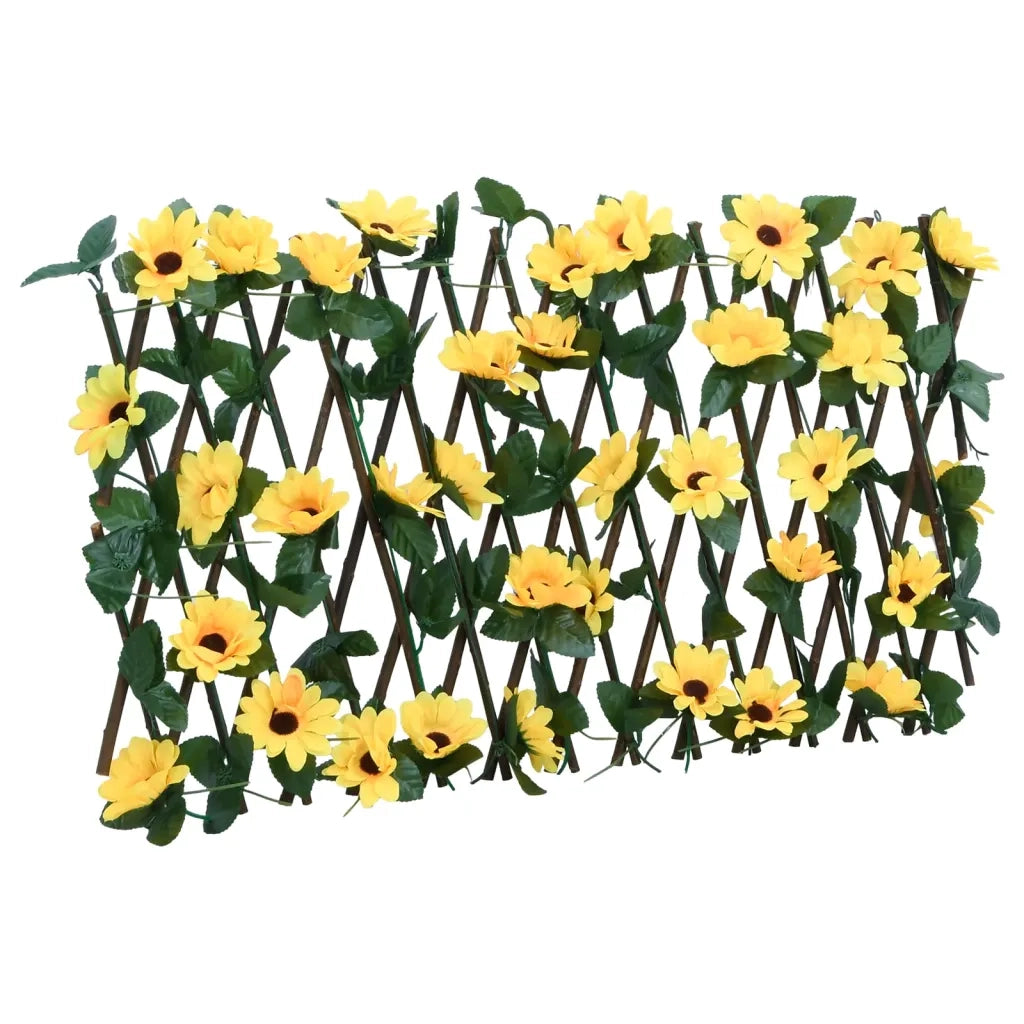 Traliccio Edera Artificiale Espandibile 5 pz Giallo 180x20 cm CFW3072083