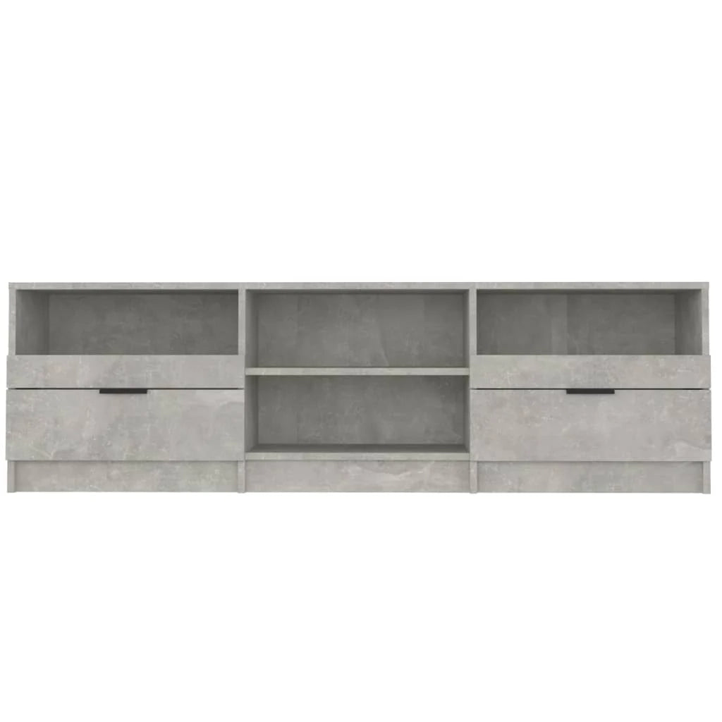 Mobile TV multimediale scaffale TV credenza mobile TV sala da pranzo soggiorno camera da letto 150 x 33,5 x 45 cm legno ingegnerizzato grigio 02_0026010