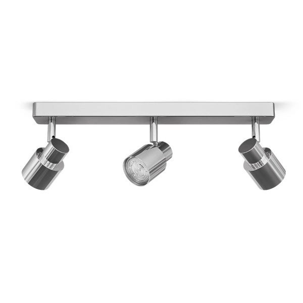Lampadario faretti VALTO III plafoniera/applique  cromo 230V GU10 LED 3x5W IP44