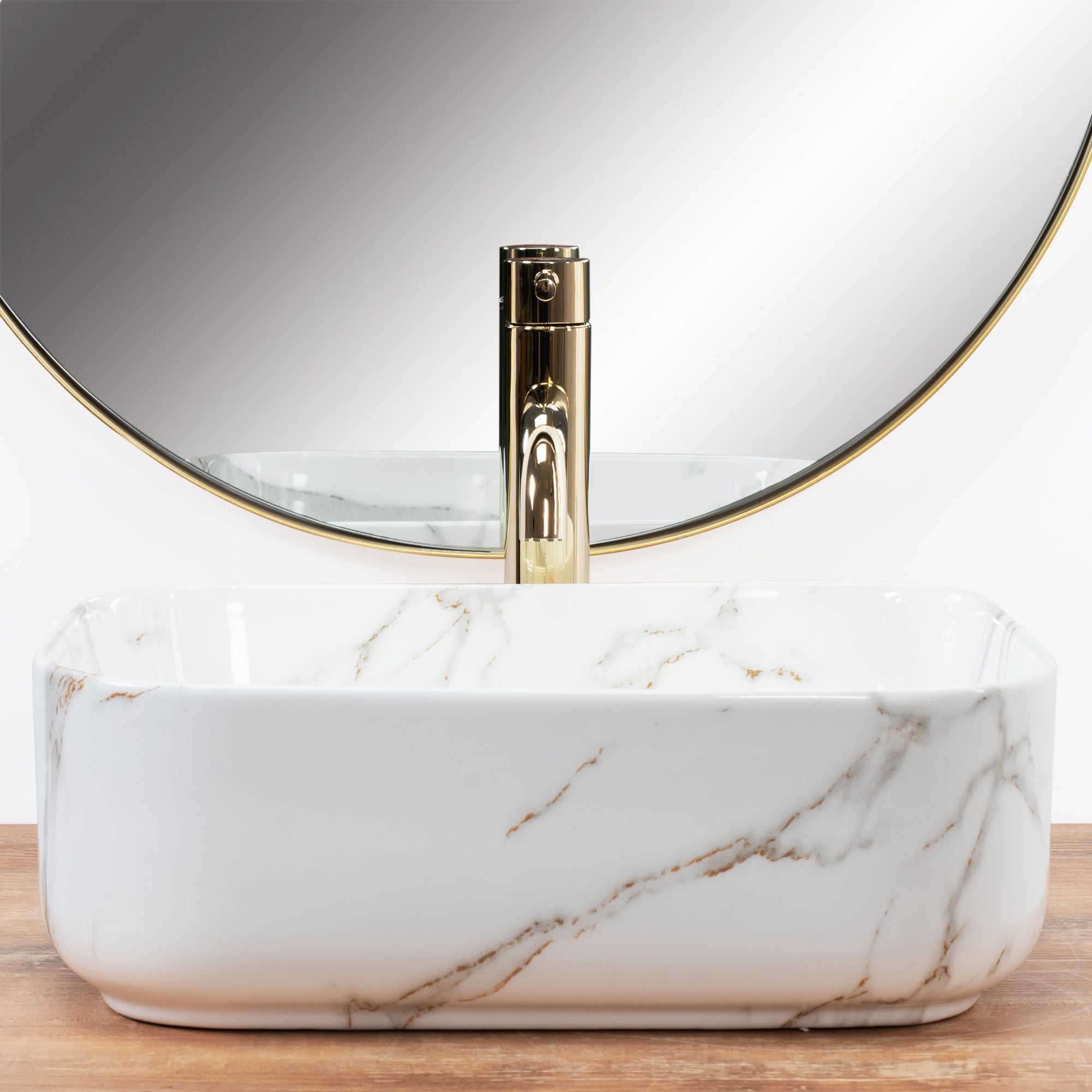 Lavabo Da Appoggio Rea Demi Mini Aiax Shiny