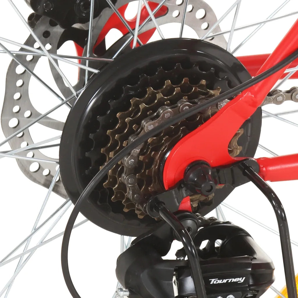 Mountain Bike 21 Speed 27,5" Ruote 42 cm Rosso 3067217