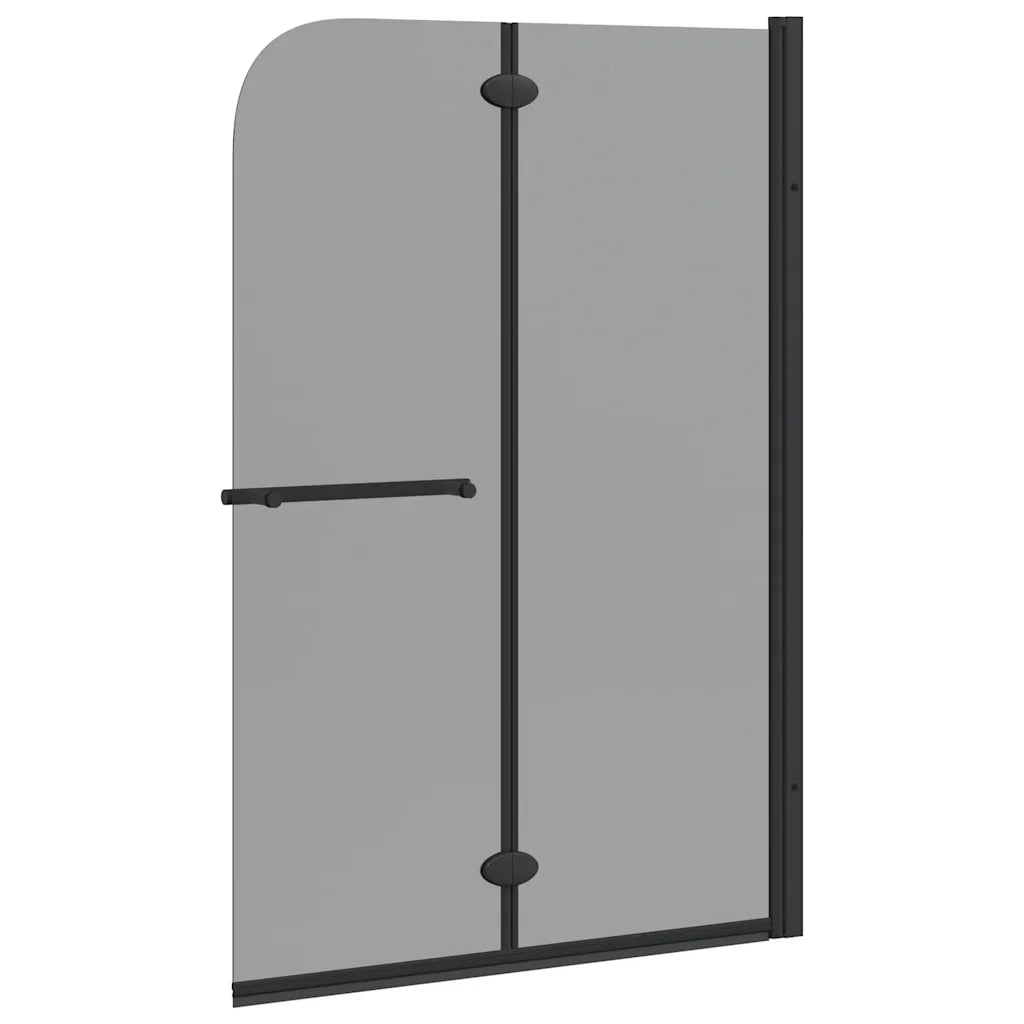 Involucro Doccia Nero 120 x 140 cm Vetro ESG e Alluminio 42018545