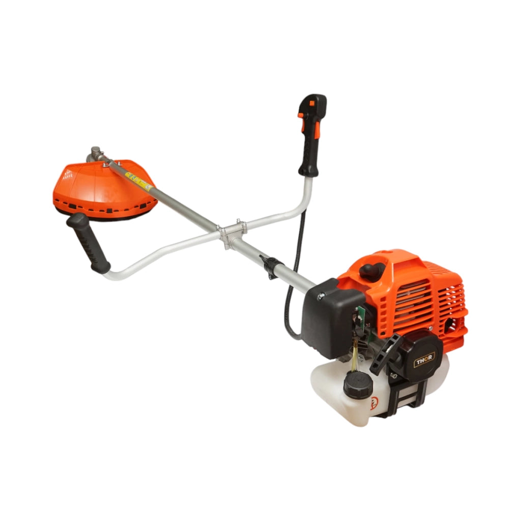 Decespugliatore a benzina 3,4 CV, 2T 43 cc, velocità 7500 giri/min, disco 3T/40T, tamburo portafilo, kit accessori incluso THOR