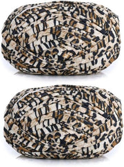 Set di due fili di Haakgaren per tessere a maglia - Materiale di tessitura - Polyester - Adatto per borse e cuscini