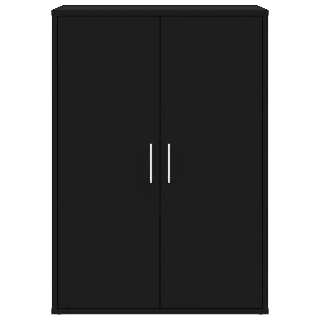 Credenza Nero 60x31x84 cm in Legno Multistrato